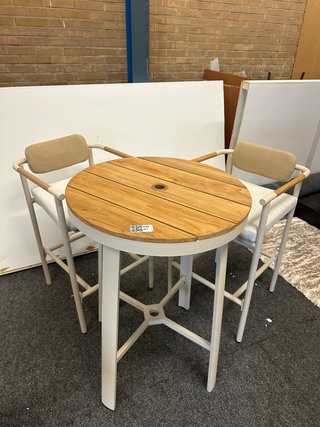 Tuinset Bari, Aluminium & Teak